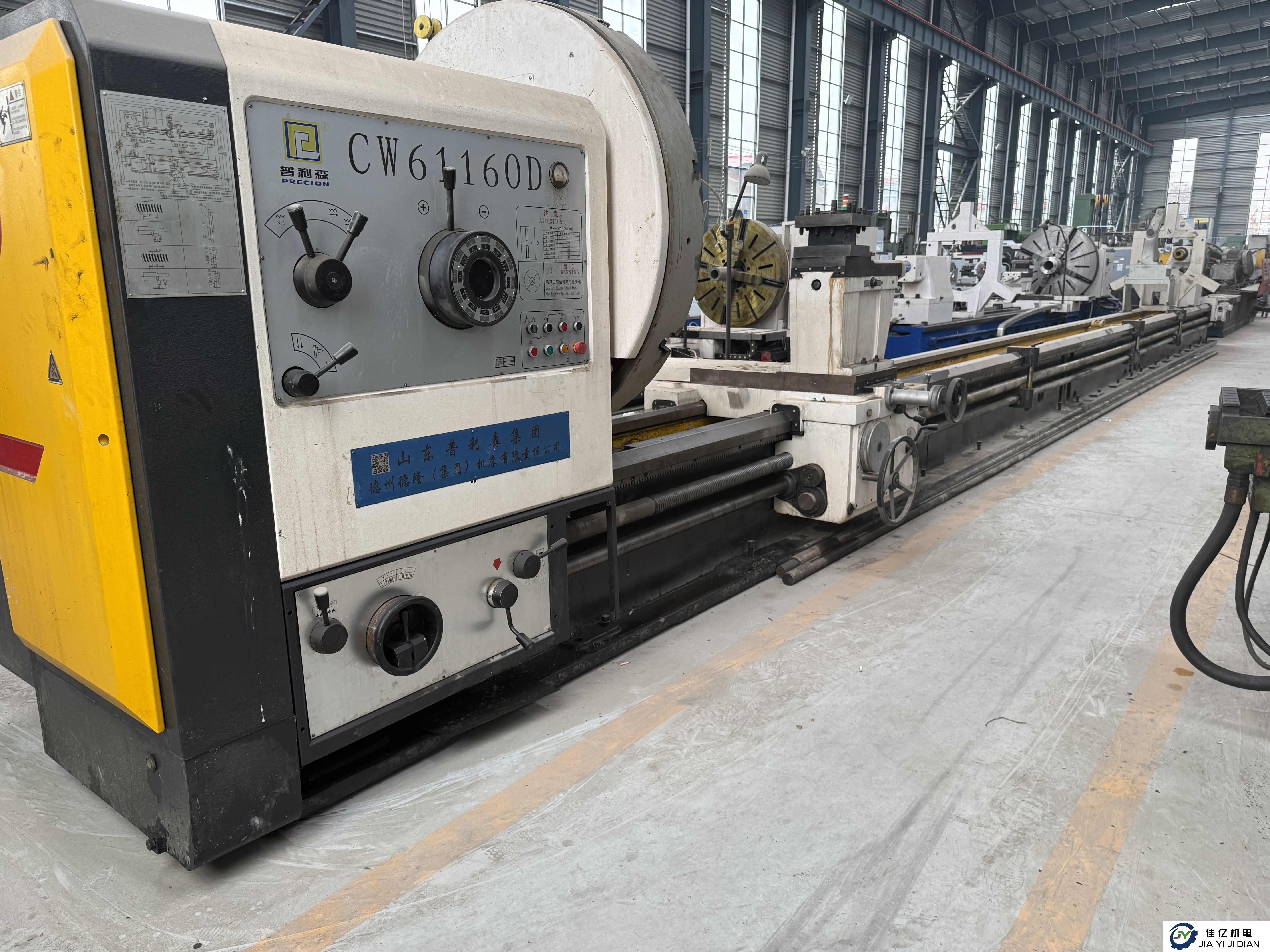 转让德州普利森61160车床14米加工长度