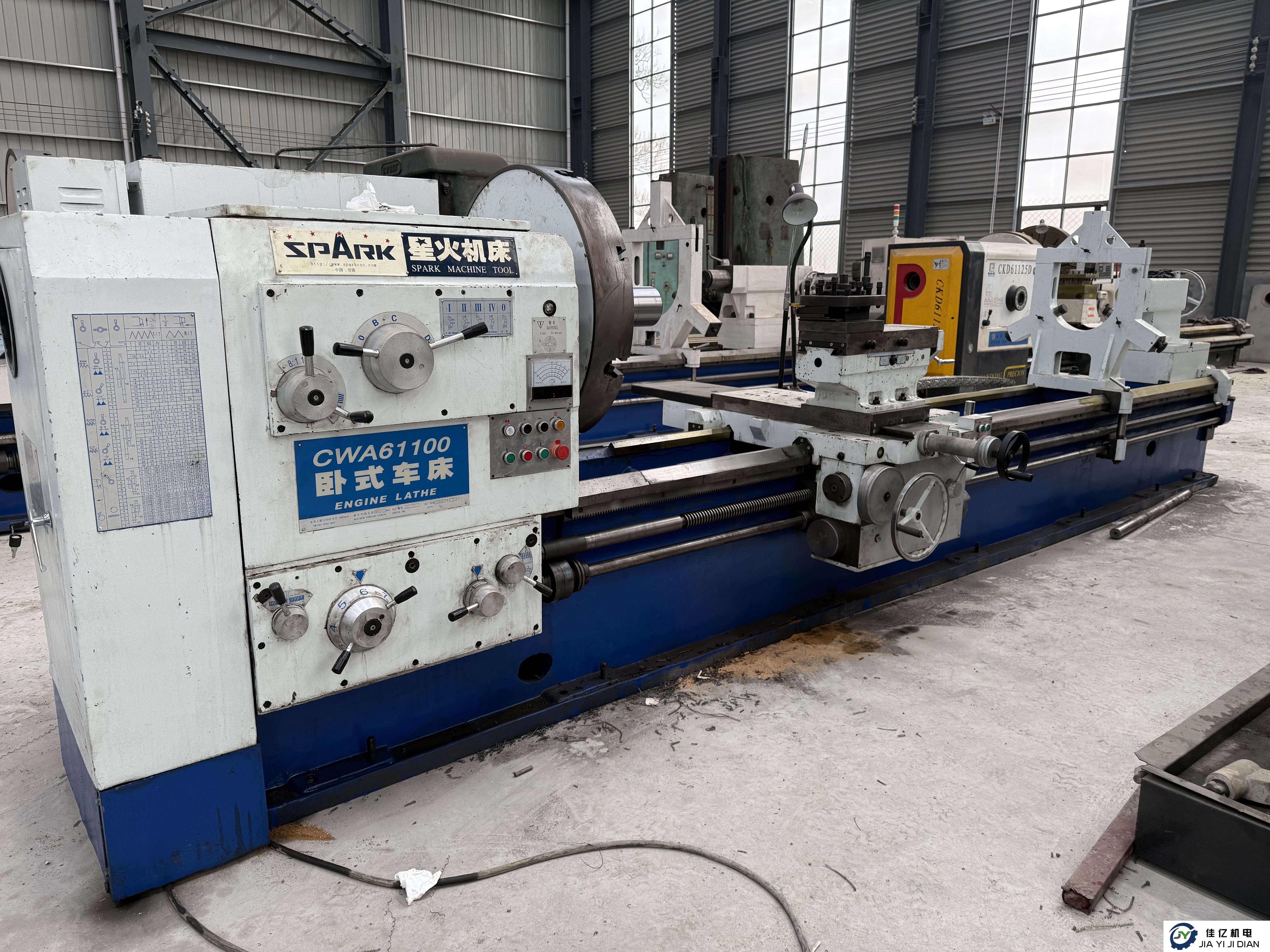 转让二手天水星火61100车床4米机床！